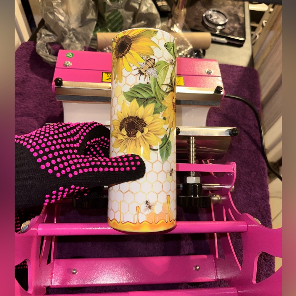 Custom made 20oz skinny tumbler